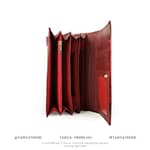 Moretti brifkó pénztárca pillangó piros bőr RFID AS512 tarca-trend.hu